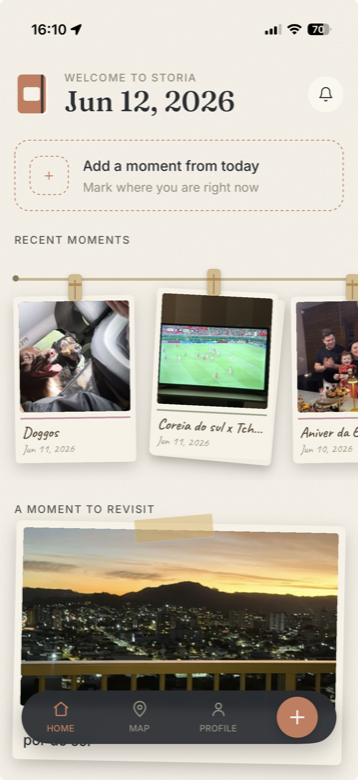 The Storia home — a cozy shelf of albums and this week's moments
